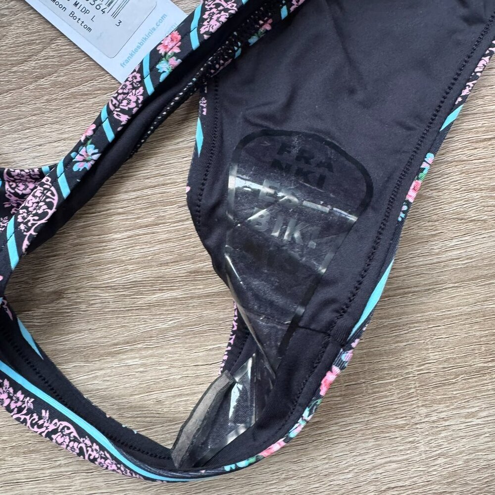NWT Frankies Bikinis Full Moon Micro Swim Bikini Bottoms Large - Picture 6 of 10